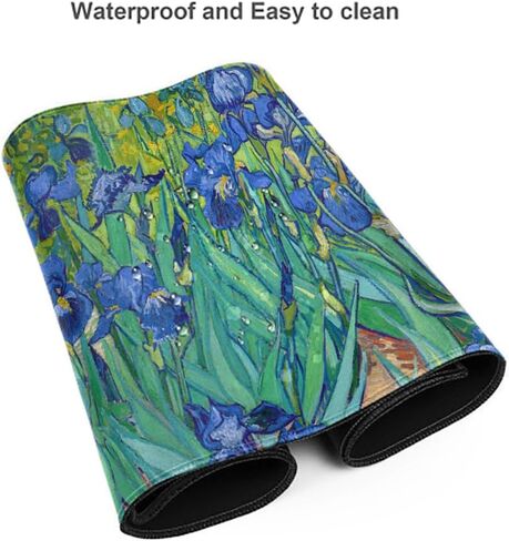 حصيرة المكتب Vintage William Morris Tree of Life Desk Desk Pad Mouse Mousepad ممتدة XXL لوحة المفاتيح 35.4 × 15.7 in Saudi Arabia