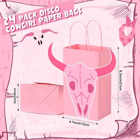 Mooliwe 24 Pcs Cowboy Cowgirl Boots Centerpiece Bags Western Theme Party Decorations Favors Wild West Gift Bag Cowboy Boot Hat Bachelorette Baby Shower Last Rodeo Birthday Party Supplies in Saudi Arabia