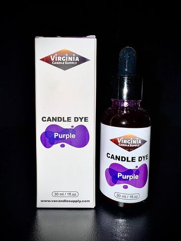 Purple Liquid Candle Dye Concentrated (1 oz Bottle with Dropper) Soy Candle, Paraffin Wax, Gel Wax, Natural Wax Blends, for Candles, Wax Melts, Snap Bars in Saudi Arabia