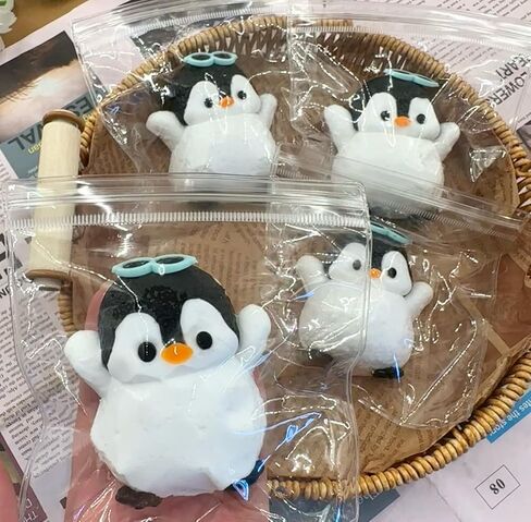 Taba Squishy Penguin - لعبة الضغط البطيئة اللزجة لتخفيف الإجهاد ، هدية قابلة للتحصيل يدويًا in Saudi Arabia