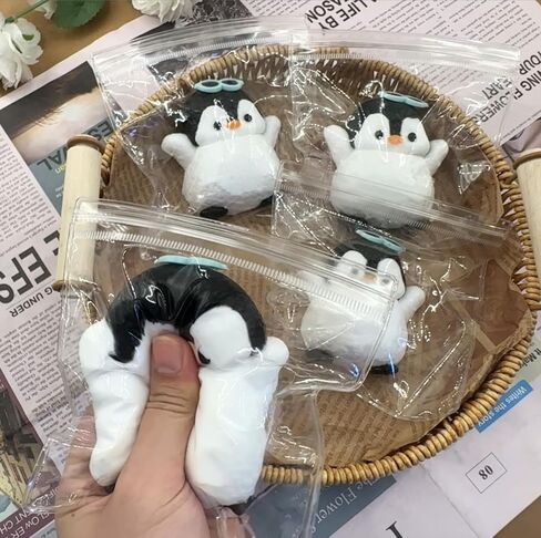Taba Squishy Penguin - لعبة الضغط البطيئة اللزجة لتخفيف الإجهاد ، هدية قابلة للتحصيل يدويًا in Saudi Arabia