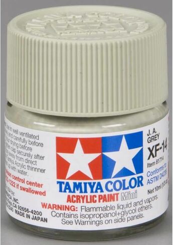 Tamiya 81714 Acrylic Mini XF14 JA Gray 1/3 Oz in Saudi Arabia