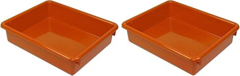 Romanoff Products 3" Stowaway Letter Tray, Orange in Kuwait