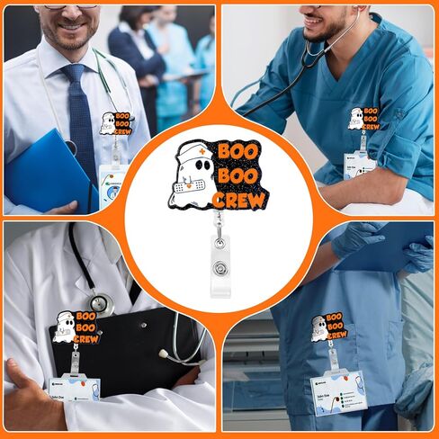 حامل شارة الشبح مضحك طالب الطب الطالب بكرة معرف مقطع الاسترداد قابلاً للتمريض اسم العلامة شارة التمساح مقطع بريق معرف بطاقة برتقالية شارات شبح الشبح in Saudi Arabia