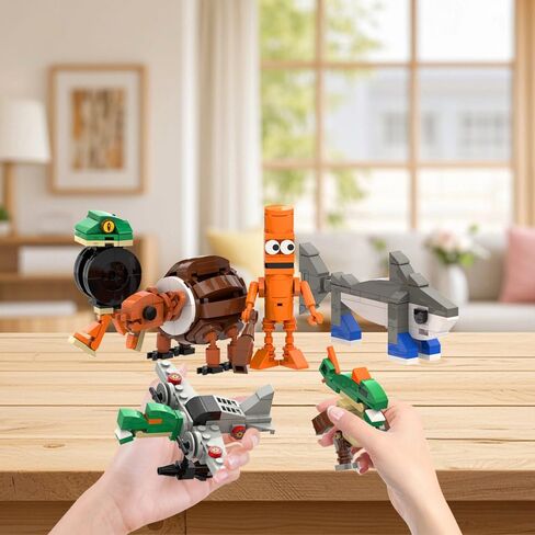 290 قطعة من اللبنات الإيطالية لبنات البكر-6 في 1 تونغ تونغ ساهور ، ألعاب تعفن الدماغ ، ألعاب البناء التعليمية ، الأعمار ، هدية مثالية لعيد ميلاد الهالوين (مع صندوق هدايا) in Kuwait