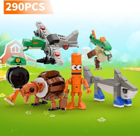 290 قطعة من اللبنات الإيطالية لبنات البكر-6 في 1 تونغ تونغ ساهور ، ألعاب تعفن الدماغ ، ألعاب البناء التعليمية ، الأعمار ، هدية مثالية لعيد ميلاد الهالوين (مع صندوق هدايا) in Kuwait