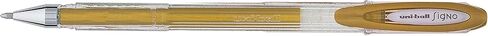 uni-ball UM-120NM Signo Metallic Rollerball Gel Pens 3pc Blister Gold/Silver/Bronze Plastic Free Packaging in Saudi Arabia