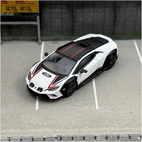 Miniature Display 1:64 Scale for Lamborghini Huracan Sterrato Car Die Cast Model Collectible Kit Static Ornaments Simulation Collection in Saudi Arabia