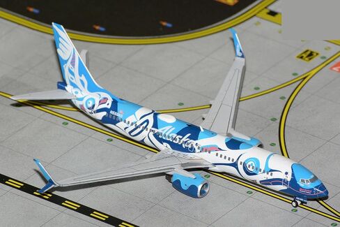 Geminijets GJASA2213 Alaska Airlines Boeing 737-800 Salmon People N559As ؛ مقياس 1: 400 in Saudi Arabia