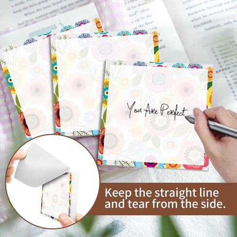 Sticky Notes 3x3 Inches, Cute Self-Stick Pads, Funny Self-Sticky Note Pads for Office, Home, Organization Cute Brown Leopard in Kuwait