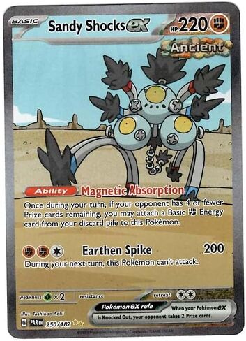 Pokemon - Sandy Shocks ex 250/182 - Paradox Rift - Special Illustration Rare - Single Card in Saudi Arabia
