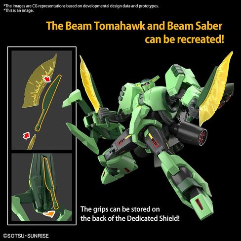 Bandai Spirits HG Mobile Suit Z Gundam Bolinoke Summon ، 1/144 مقياس ، نموذج بلاستيكي مشفر بالألوان in Saudi Arabia