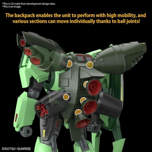 Bandai Spirits HG Mobile Suit Z Gundam Bolinoke Summon ، 1/144 مقياس ، نموذج بلاستيكي مشفر بالألوان in Saudi Arabia