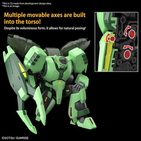 Bandai Spirits HG Mobile Suit Z Gundam Bolinoke Summon ، 1/144 مقياس ، نموذج بلاستيكي مشفر بالألوان in Saudi Arabia