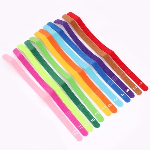 12 PCS Puppy Whelping Collars Newborn Pet Collars with Numbers Double-Sided Adjustable ID Bands Pet Puppy ID Bands for Newborn Pet Dog Cat Cat (Small Size) in Saudi Arabia