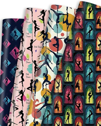 Pineraap 12 Sheet Music Themed Wrapping Paper, Musical Notes Guitar Kraft Gift Wrap Paper, Rockin' Gift Wrap Folded Flat Art Paper for Music Lover's Birthday Baby Shower DIY Crafts, 19.7 x 27.6 Inch in Saudi Arabia