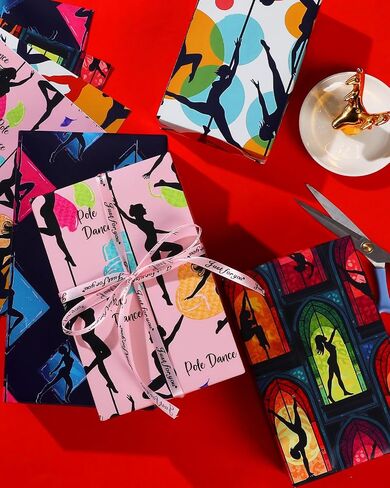 Pineraap 12 Sheet Music Themed Wrapping Paper, Musical Notes Guitar Kraft Gift Wrap Paper, Rockin' Gift Wrap Folded Flat Art Paper for Music Lover's Birthday Baby Shower DIY Crafts, 19.7 x 27.6 Inch in Saudi Arabia