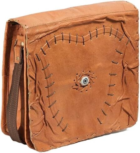 حقيبة جلدية من Hocus pocus للرجال والنساء - حقيبة يد كتف مصنوعة يدويًا ، حقيبة هالوين جلدية حقيقية in Kuwait