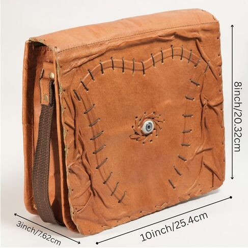 حقيبة جلدية من Hocus pocus للرجال والنساء - حقيبة يد كتف مصنوعة يدويًا ، حقيبة هالوين جلدية حقيقية in Kuwait