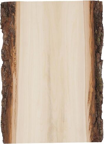 Foggy Bottom Woodworks LLC Premium Basswood Live Edge Plank, 0.69" X 7 to 9" X 11", 4-Pack in Saudi Arabia