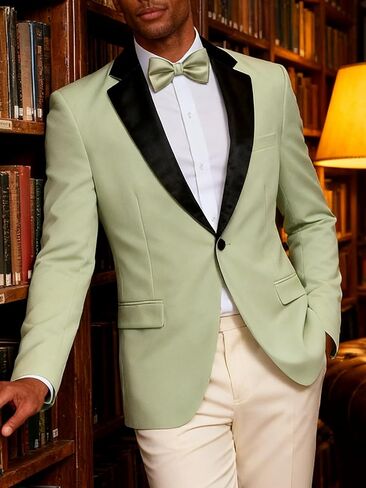 Barry.Wang Mens Casual Blazer Sport Coat Regular Fit Suit Jackets Business Lightweight Sports Jacket for Wedding Party in Kuwait