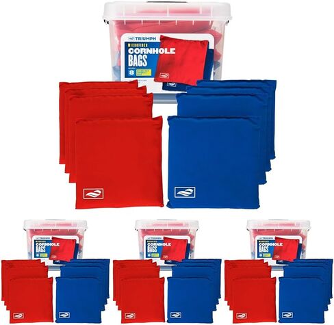 TRIUMPH SPORTS USA Classic Cornhole Bags - Includes Eight 12.5oz Cornhole Bags and Carry Tub in Kuwait