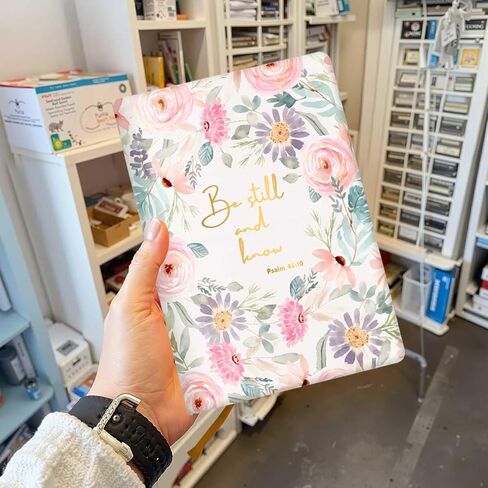 تأكيد إيجابي مؤلف دفتر مجلة للمجلة للنساء ، 200 صفحة من المجلات الجلدية A5 A5 Hardcover للكتابة تدوين الملاحظات ، وحكم الكتاب المقدس College Diary Diary Notepad ، وأوراق الألوان المائية in Kuwait