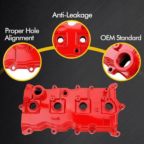 Engine Valve Cover w/Gasket Bolts Oil Filter Cap Compatible with 2007-2013 Nissan Altima Sentra SE-R 2.5L Replaces Parts 13264-JA00A 13270-JA00A in Kuwait
