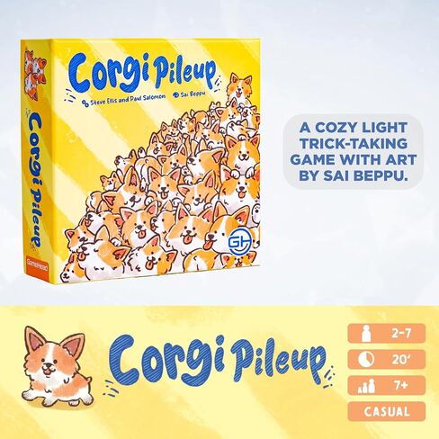 Gamehead Corgi Collup ، لعبة بطاقة الخداع الرائعة للعائلات والأطفال والحفلات ، تتراوح أعمارهم in Saudi Arabia
