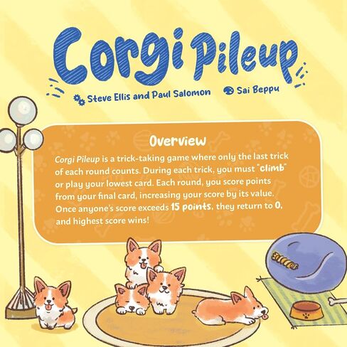 Gamehead Corgi Collup ، لعبة بطاقة الخداع الرائعة للعائلات والأطفال والحفلات ، تتراوح أعمارهم in Saudi Arabia