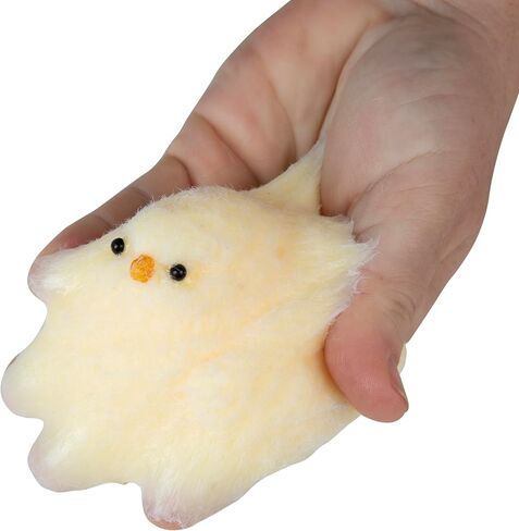 Orb tabalicious taba squishy chick (أصفر) - taba squishy fluffs - Squish والضغط على هذه الاستحمام الناعمة اللزجة ، taba ، مثالية لتخفيف الإجهاد - ألعاب الحسية والملل للأطفال والبالغين in Saudi Arabia
