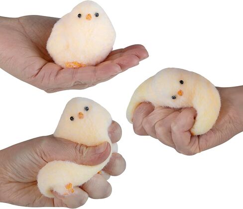 Orb tabalicious taba squishy chick (أصفر) - taba squishy fluffs - Squish والضغط على هذه الاستحمام الناعمة اللزجة ، taba ، مثالية لتخفيف الإجهاد - ألعاب الحسية والملل للأطفال والبالغين in Saudi Arabia