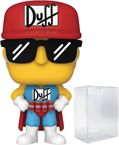 POP The Simpsons - Duffman Funko Vinyl Figure (Bundled with Compatible Box Protector Case) in Saudi Arabia