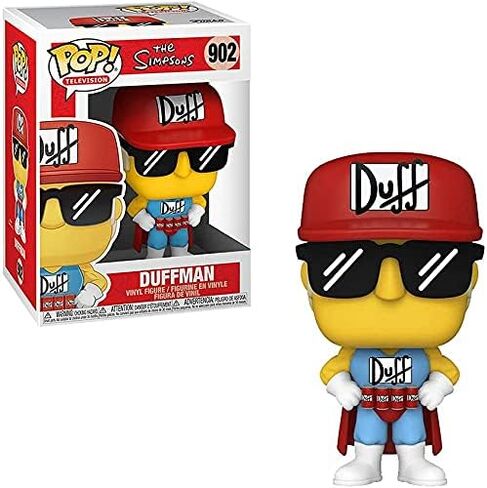 POP The Simpsons - Duffman Funko Vinyl Figure (Bundled with Compatible Box Protector Case) in Saudi Arabia