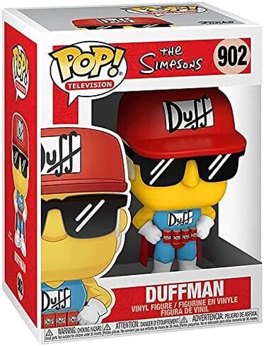 POP The Simpsons - Duffman Funko Vinyl Figure (Bundled with Compatible Box Protector Case) in Saudi Arabia