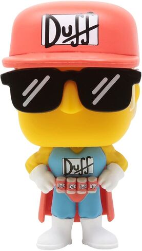 POP The Simpsons - Duffman Funko Vinyl Figure (Bundled with Compatible Box Protector Case) in Saudi Arabia