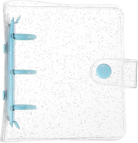 غطاء موثق Uxcell Mini ، 4.3 بوصة PVC Clear Binder Protector 3 RING RING REGILIPE NOTEBOR in Saudi Arabia