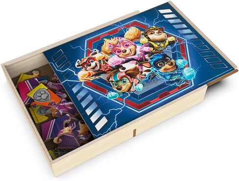 Paw Patrol 5 -Pack Wood Puzzle - انضم إلى Chase و Marshall و The Gang in Adventure in Saudi Arabia