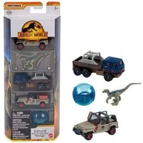 Matchbox Jurassic World 5 Pack Dominion (Total Terrain Adventures) in Kuwait