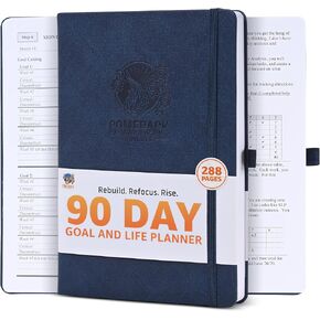 90 Day Goal Planner and Life Planner to Reclaim Your Purpose. Undated Daily, Weekly, Monthly Habit Tracker, Gratitude Journal, 10 Productivity Tools in One for Men & Women Ready to Rise Again in Saudi Arabia