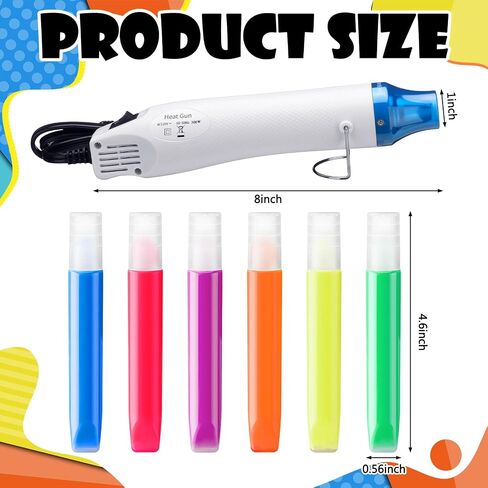 12 Pcs DIY Magic Puffy Neon Gel Pens Personalized 3D Art Pen Bubble Popcorn Drawing Markers Foam Sensory Paint Pens for Greeting Birthday Gift Cards Holiday Family Party in Saudi Arabia
