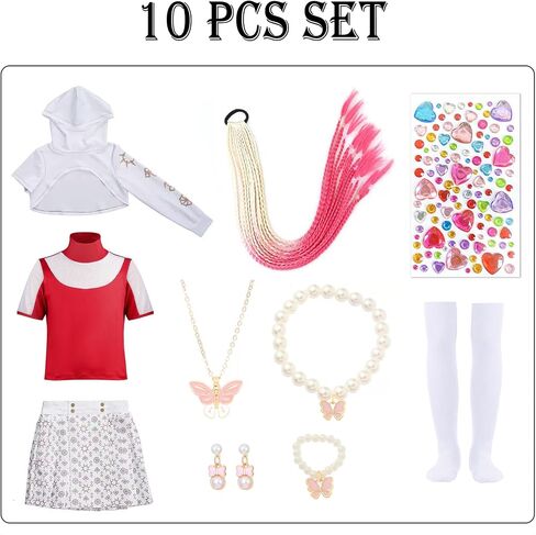 10 PCS Zombies Assume for Girls Cheerleader Dress Outfits Modits in Kuwait