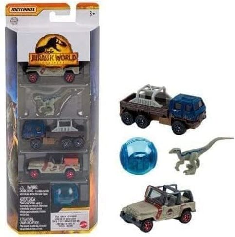 Matchbox Jurassic World 5 Pack Dominion (Total Terrain Adventures) in Kuwait