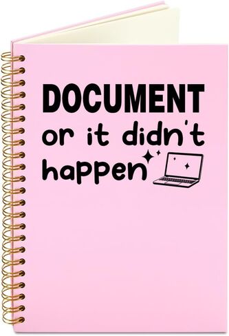 FOKCBOCM HR gifts for Women Funny, Thank You Appreciation Gift for HR Coworker Team, Funny Sarcastic Gifts for Human Resources Coworker, HR Colleague Birthday Gag Gifts office Spiral Notebooks-DFB09 in Saudi Arabia