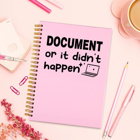FOKCBOCM HR gifts for Women Funny, Thank You Appreciation Gift for HR Coworker Team, Funny Sarcastic Gifts for Human Resources Coworker, HR Colleague Birthday Gag Gifts office Spiral Notebooks-DFB09 in Saudi Arabia