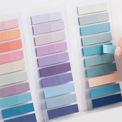 200Pcs Purple Repositionable Index Tabs - Writable Page Markers with Sticky Book Flags | Color-Coding File Organizer for Office, Study and Document Classification in Saudi Arabia
