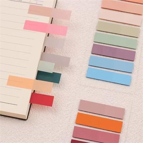 200Pcs Purple Repositionable Index Tabs - Writable Page Markers with Sticky Book Flags | Color-Coding File Organizer for Office, Study and Document Classification in Saudi Arabia
