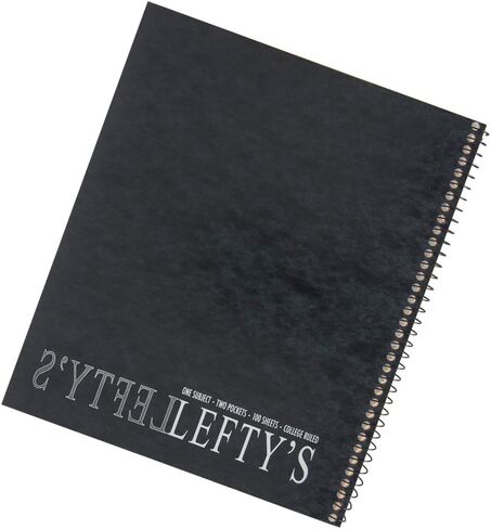 أحكمت الكلية اليسرى دفتر ملاحظات مطبوع بـ "Lefty's" على الغلاف ، مجموعة من 5 ألوان متنوعة in Saudi Arabia