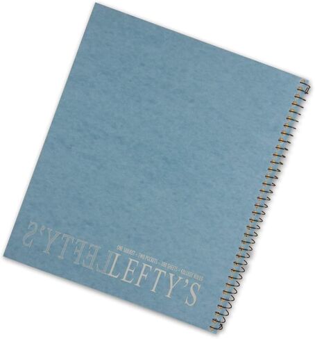 أحكمت الكلية اليسرى دفتر ملاحظات مطبوع بـ "Lefty's" على الغلاف ، مجموعة من 5 ألوان متنوعة in Saudi Arabia
