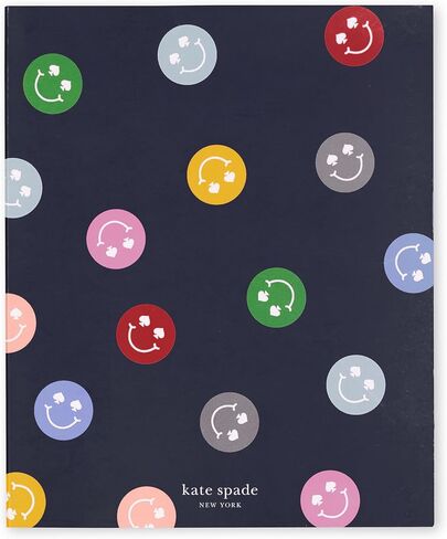 دفتر ملاحظات Kate Spade New York Small Small ، 8.25 "× 6.75" دفتر مجلة مع 112 صفحة مبطنة (Spade Smiley) in Saudi Arabia